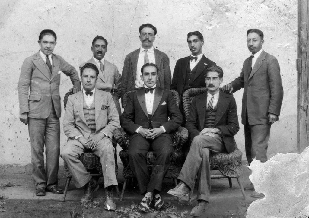 Photo Project Tacana. Grandfather and comrades